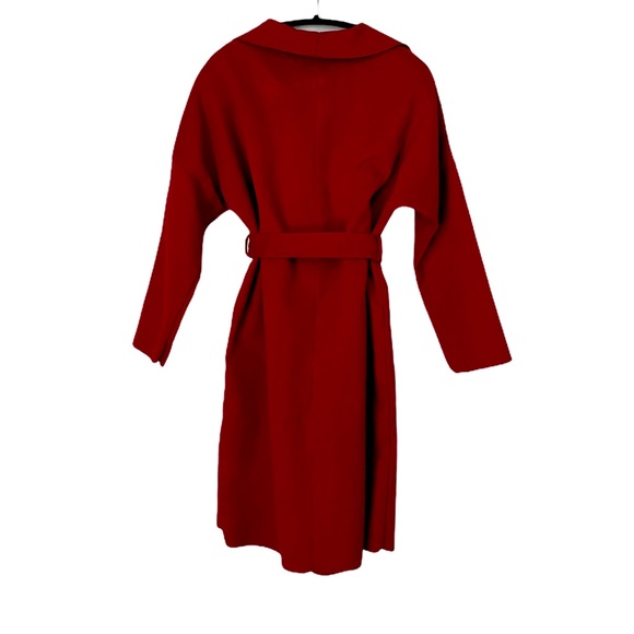 Shein Ladies Belted Red Jacket Size Small - Picture 4 of 4